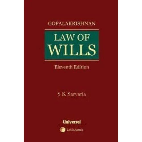 Universal's Law of Wills [HB] by Gopalakrishnan | LexisNexis